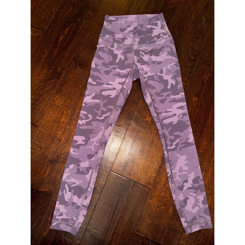 Lululemon Align High-Rise Leggings Heritage 365 Camo Brier Rose Multi Size 2